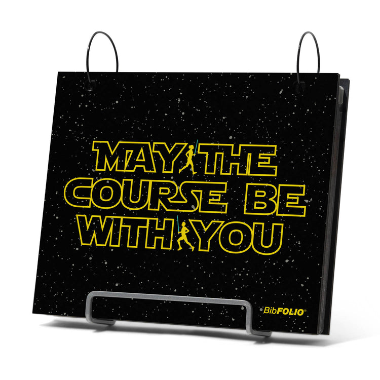 BibFOLIO® Race Bib Album - May The Course Be With You