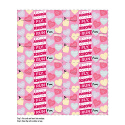 I Didn't Know Angels Could Run Valentine's Day Card