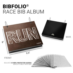 BibFOLIO® Race Bib Album - Inspire To Run
