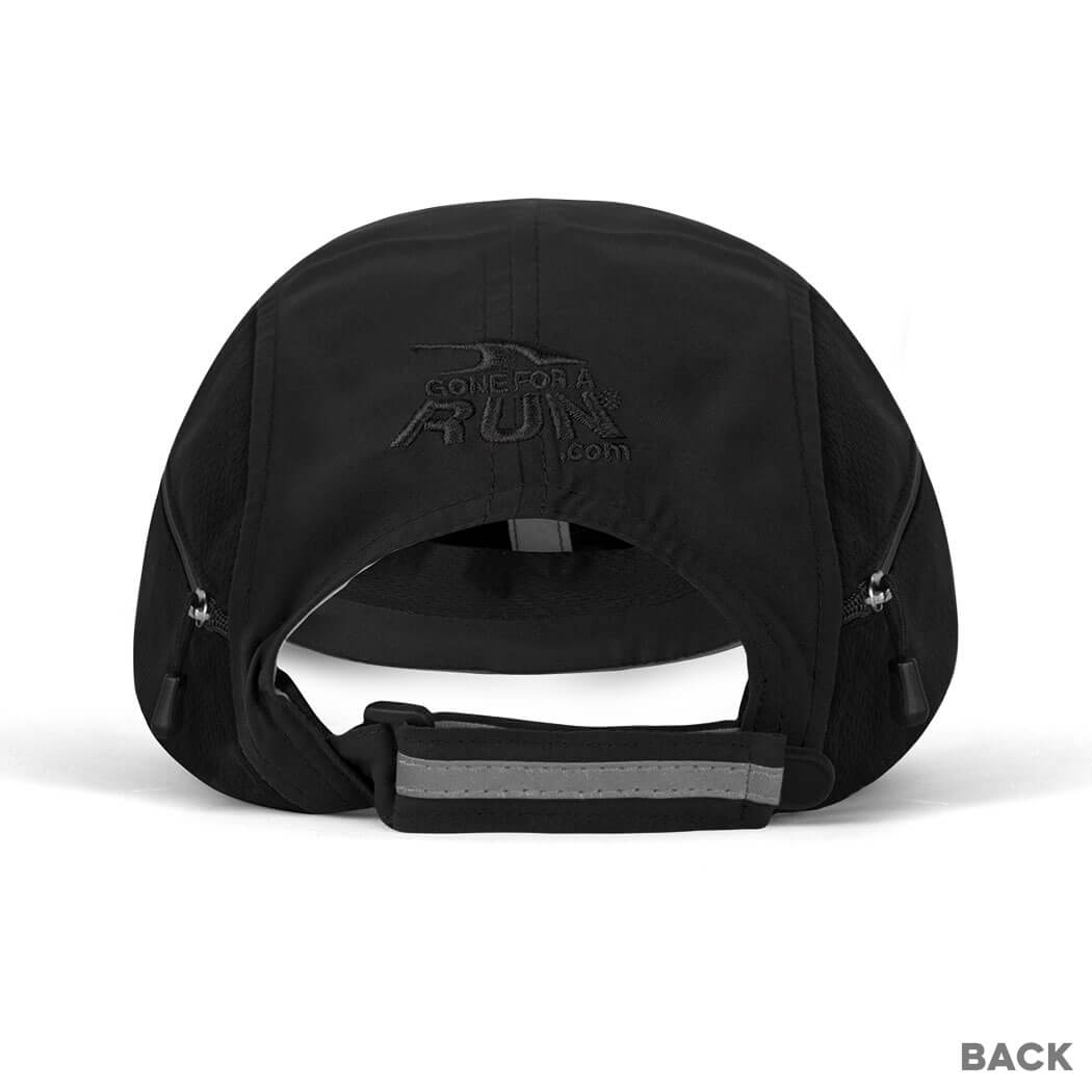 CoolRun Pocket Hat - Black | Gone For a Run