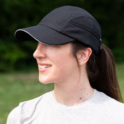 CoolRun Pocket Hat - Black