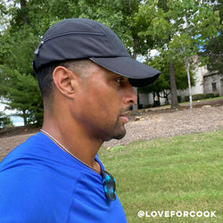 CoolRun Pocket Hat - Black