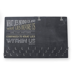 Running Large Hooked on Medals and Bib Hanger - What Lies Within Us