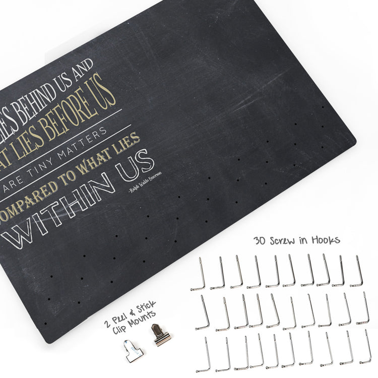 Running Large Hooked on Medals and Bib Hanger - What Lies Within Us