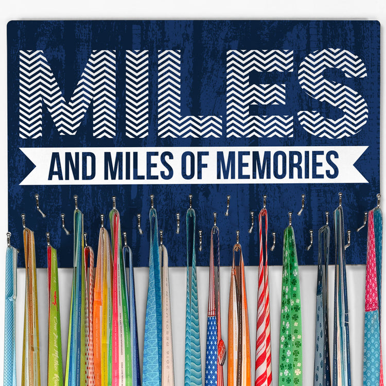 GFAR Running Large Hooked on Medals Hanger - Miles and Miles of Memories