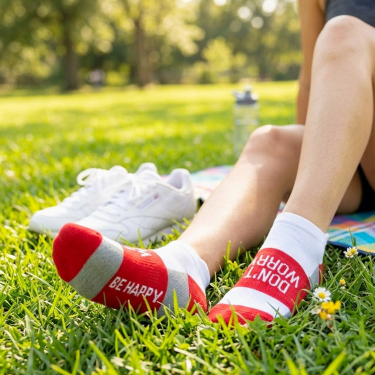 Socrates® Woven Performance Sock Don't Worry (Red)