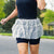 Running Costume Skirt - Silver Glitter Sequined