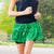 Running Costume Skirt - Green Glitter Sequined
