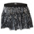 Running Costume Skirt - Black Glitter Sequined