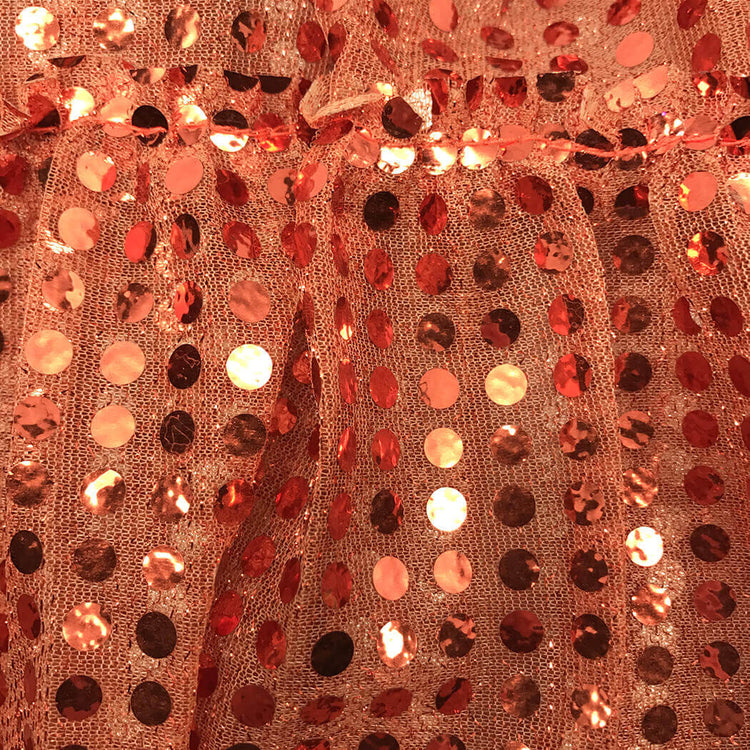Running Costume Skirt - Orange Glitter Sequined