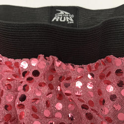 Running Costume Skirt - Pink Glitter Sequined
