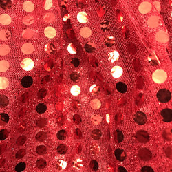 Running Costume Skirt - Red Glitter Sequined