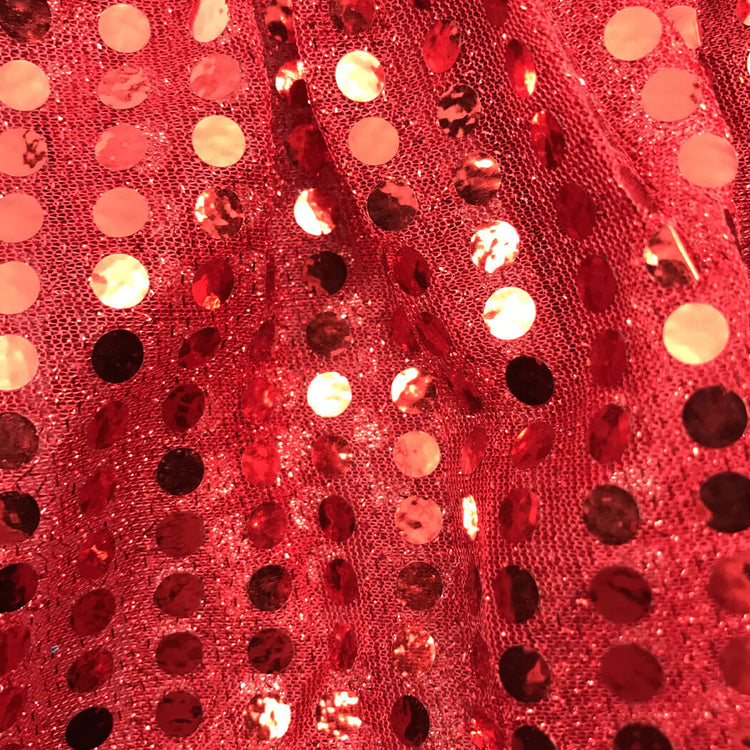 Running Costume Skirt - Red Glitter Sequined