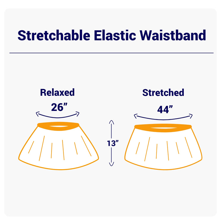 Running Costume Skirt - Silver Glitter Sequined