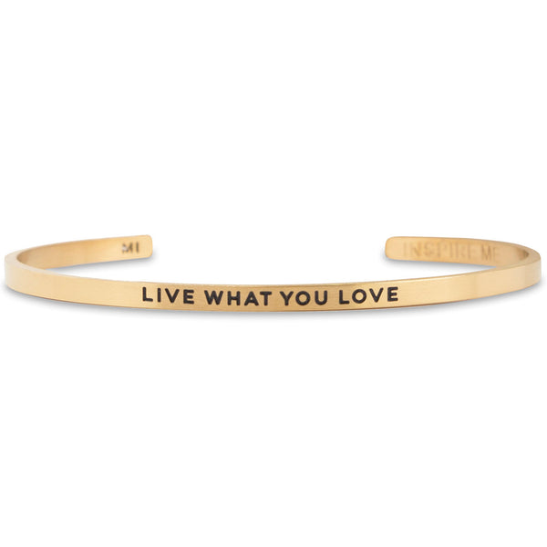 InspireME Cuff Bracelet Live What You Love Gone For a Run