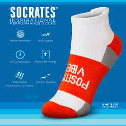 Socrates® Woven Performance Sock - Positive Vibes