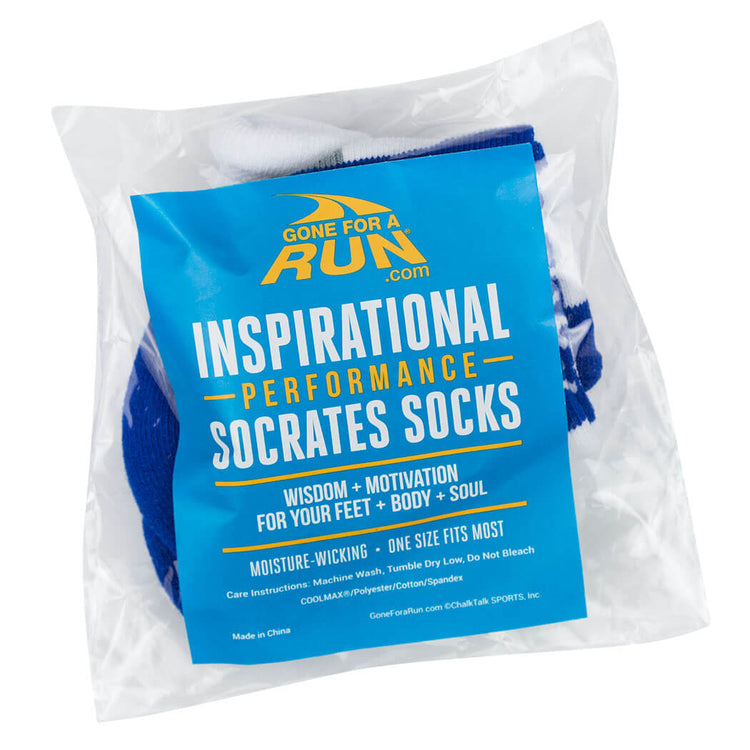 Socrates® Woven Performance Sock - Christ Give Me Strength