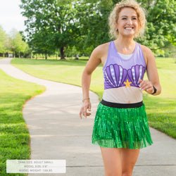 Mermaid With Scales Running Outfit