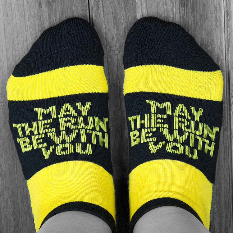 Socrates® Woven Performance Sock - May the Run be with You