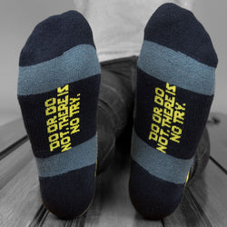 Socrates® Woven Performance Sock - May the Run be with You