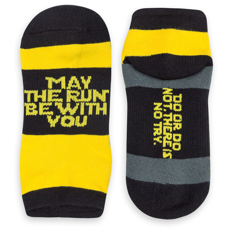 Socrates® Woven Performance Sock - May the Run be with You