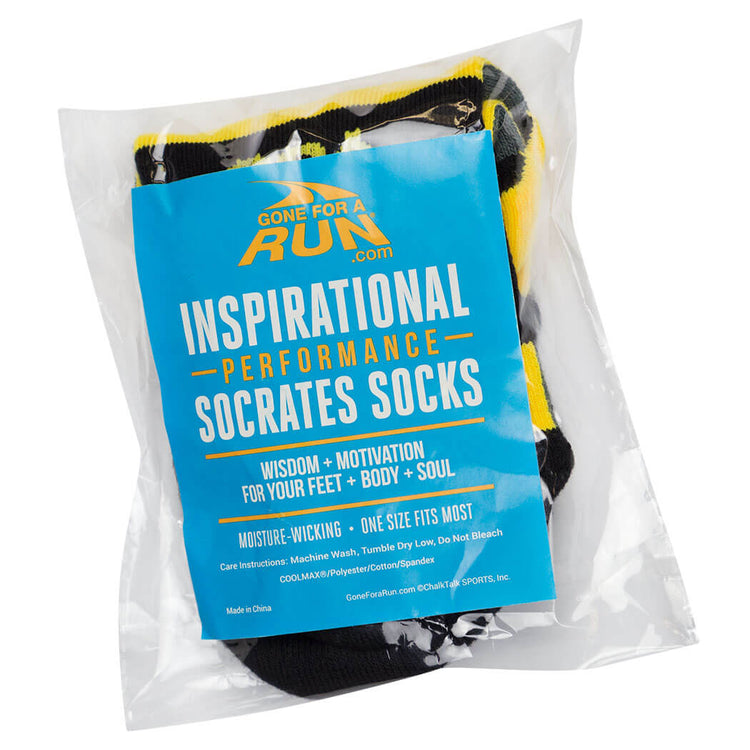 Socrates® Woven Performance Sock - May the Run be with You