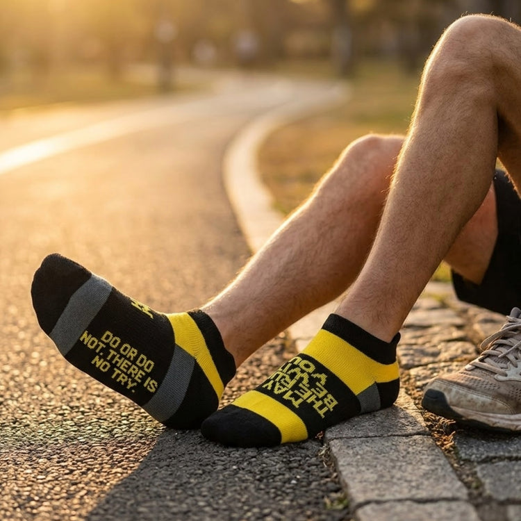 Socrates® Woven Performance Socks - May the Run be with You