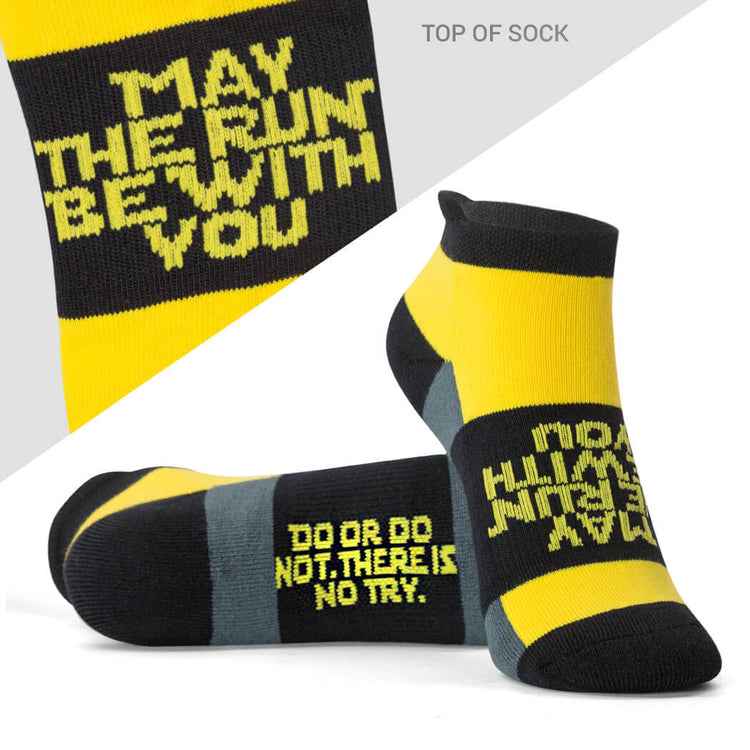 Socrates® Woven Performance Sock - May the Run be with You