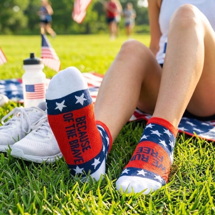 GFAR Socrates® Woven Performance Socks - We Run Free