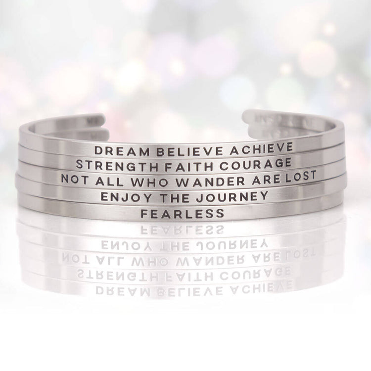 InspireME Cuff Bracelet - Enjoy the Journey