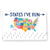 Running Large Hooked on Medals Hanger - States I've Run