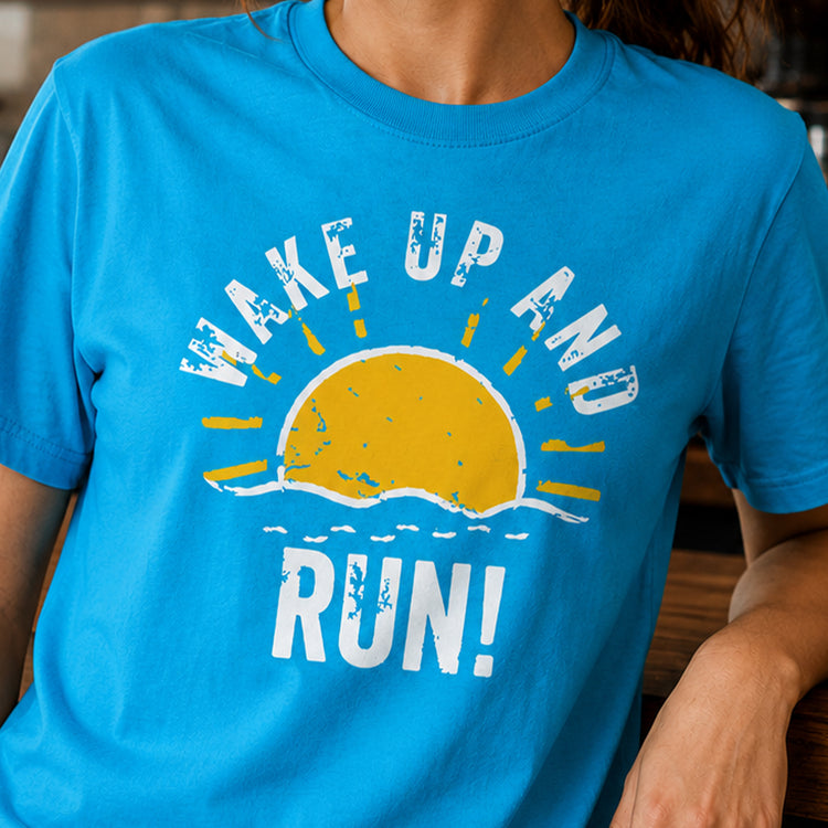 Running Short Sleeve T-Shirt - Wake Up And Run