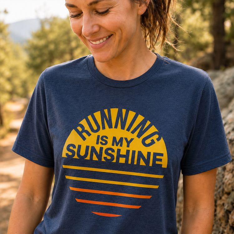 Running Short Sleeve T-Shirt - Running is My Sunshine
