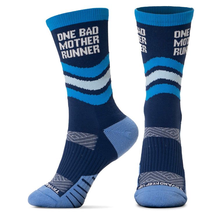 Socrates® Mid-Calf Socks - One Bad Mother Runner
