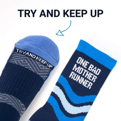 Socrates® Mid-Calf Socks - One Bad Mother Runner