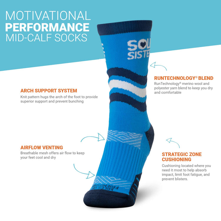 Socrates® Mid-Calf Socks - Sole Sister