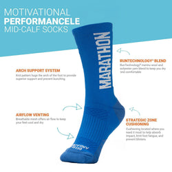 Socrates® Mid-Calf Socks - Marathon