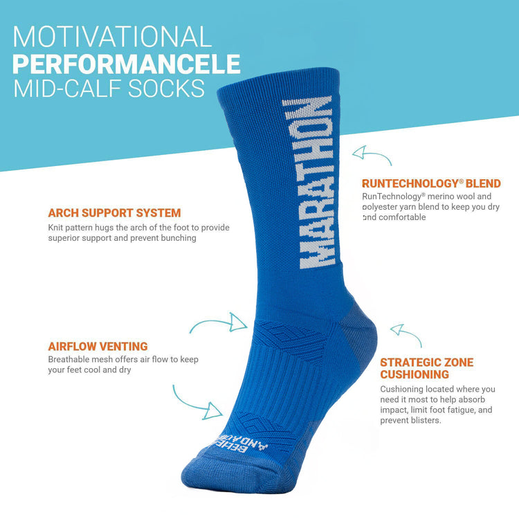 Socrates® Mid-Calf Socks - Marathon