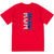 Men's Running Short Sleeve Tech Tee - Patriotic Run [Red/Adult Large] -SS
