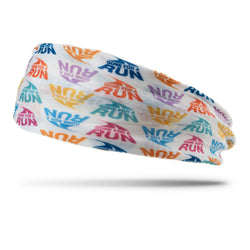 Running Multifunctional Headwear - Gone For a Run® Logo Colorful RokBAND