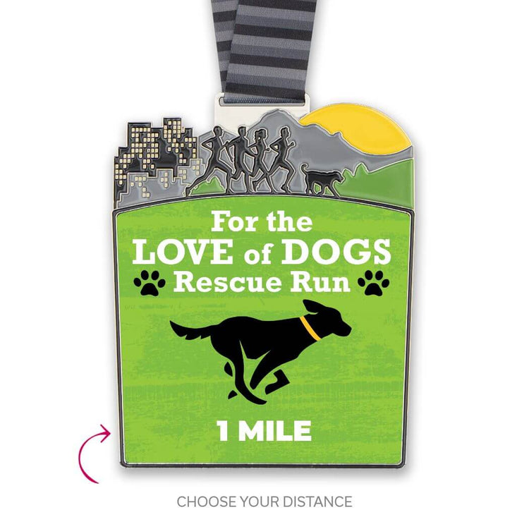 Virtual Race - For the Love of Dogs Rescue Run Custom Distance (2020)