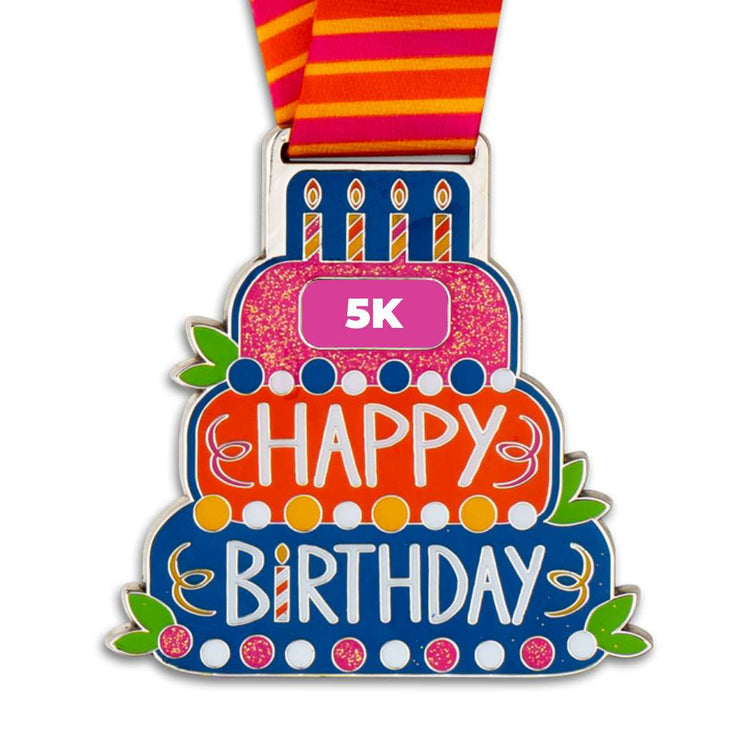 Virtual Race - Happy Birthday Challenge Custom Distance