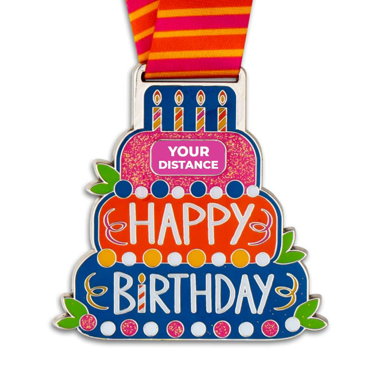 Virtual Race - Happy Birthday Challenge Custom Distance