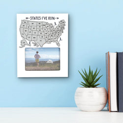 Scratch Off Frame - States I've Run