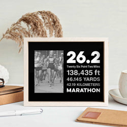 Running Premier Frame - 26.2 Math Miles