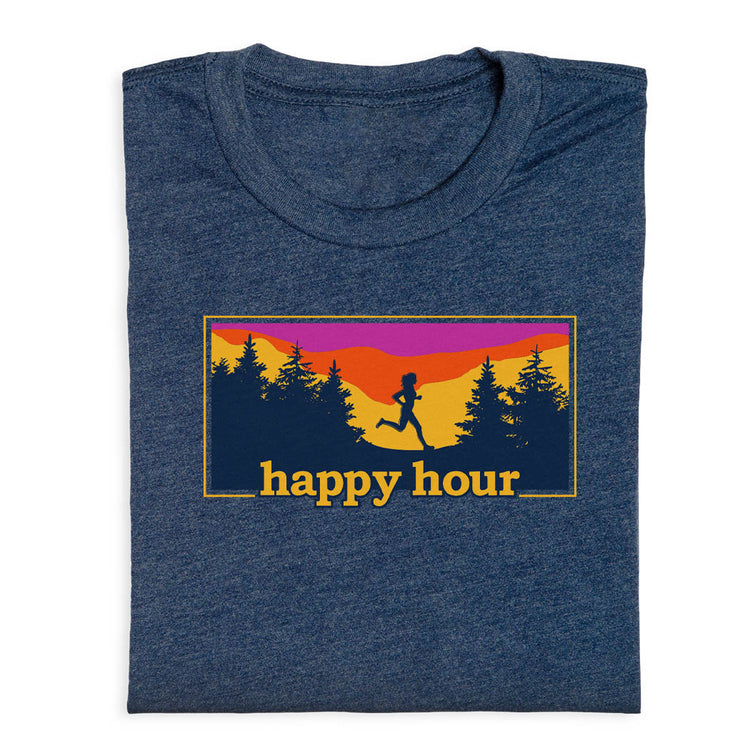 Running Short Sleeve T-Shirt - Happy Hour
