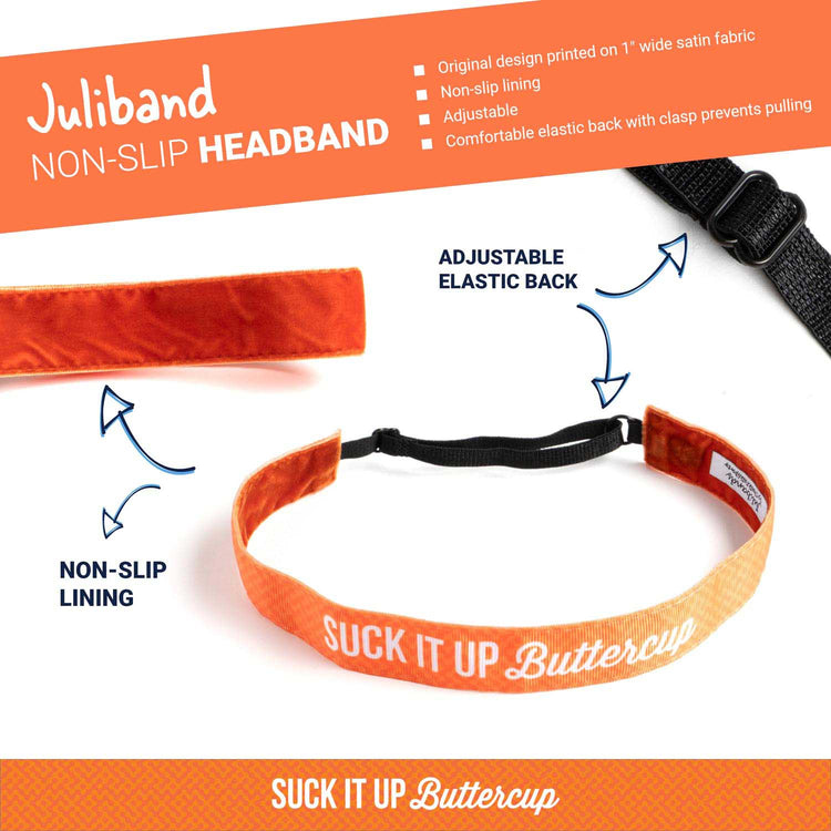 Athletic Juliband Non-Slip Headband - Suck It Up Butterup
