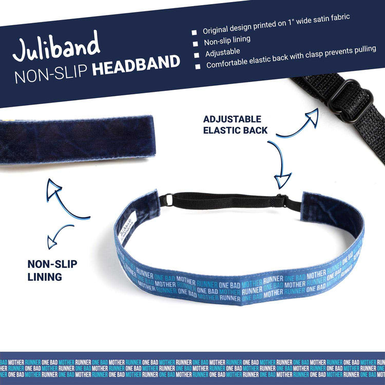GFAR Athletic Juliband Non-Slip Headband - One Bad Mother Runner