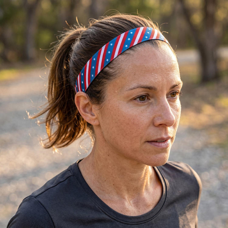 Athletic Juliband Non-Slip Headband - All American
