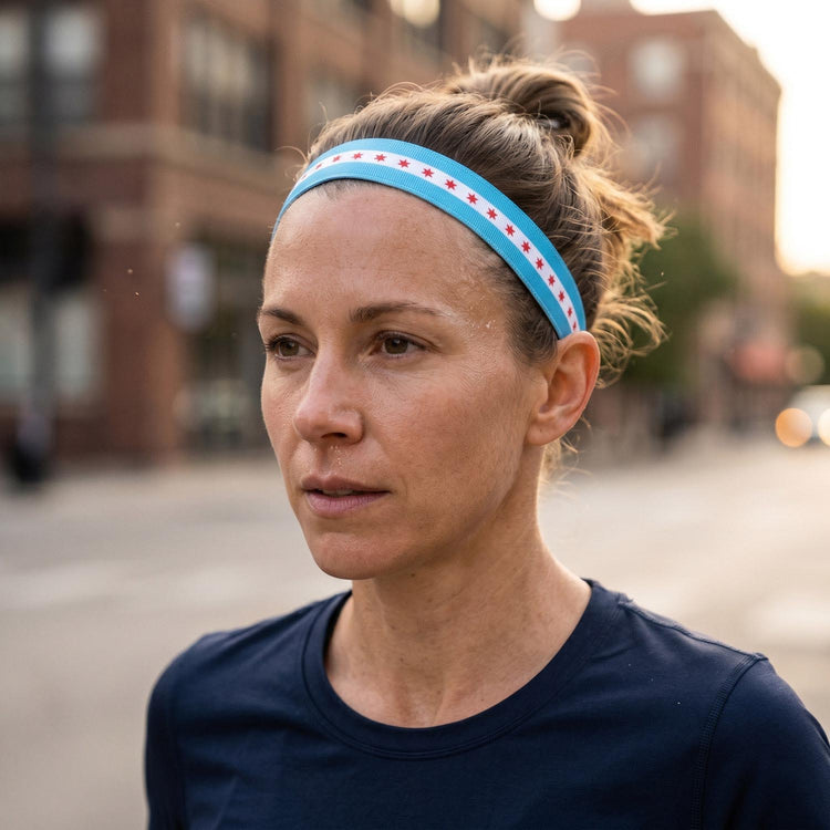 Athletic Juliband Non-Slip Headband - Run Chicago